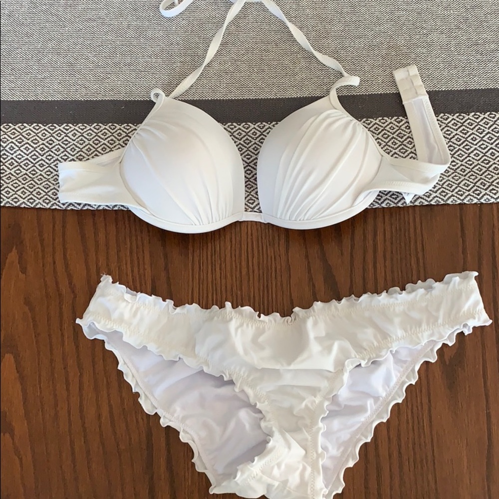 Shade and Shore White Bikini